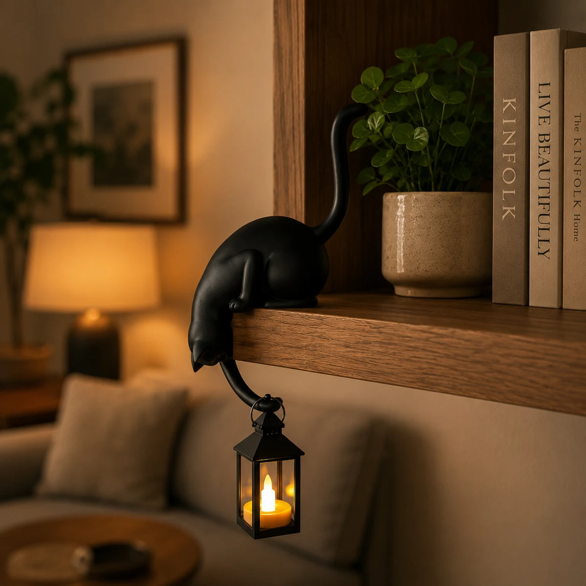 Purrch™ Hanging Cat Lamp