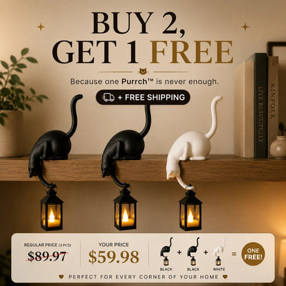 Purrch™ Hanging Cat Lamp