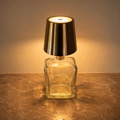 Velour Bottle Lamp