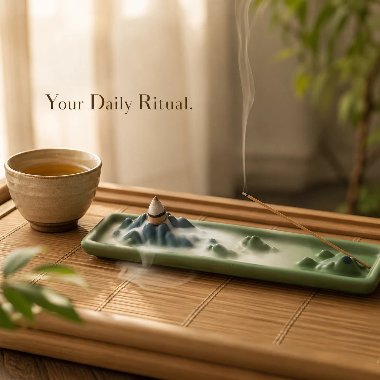 MistyPeak — Backflow Incense Burner
