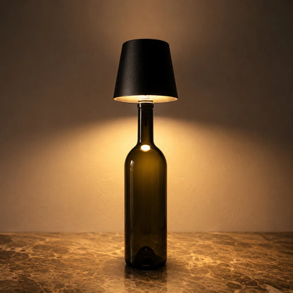 Velour Bottle Lamp