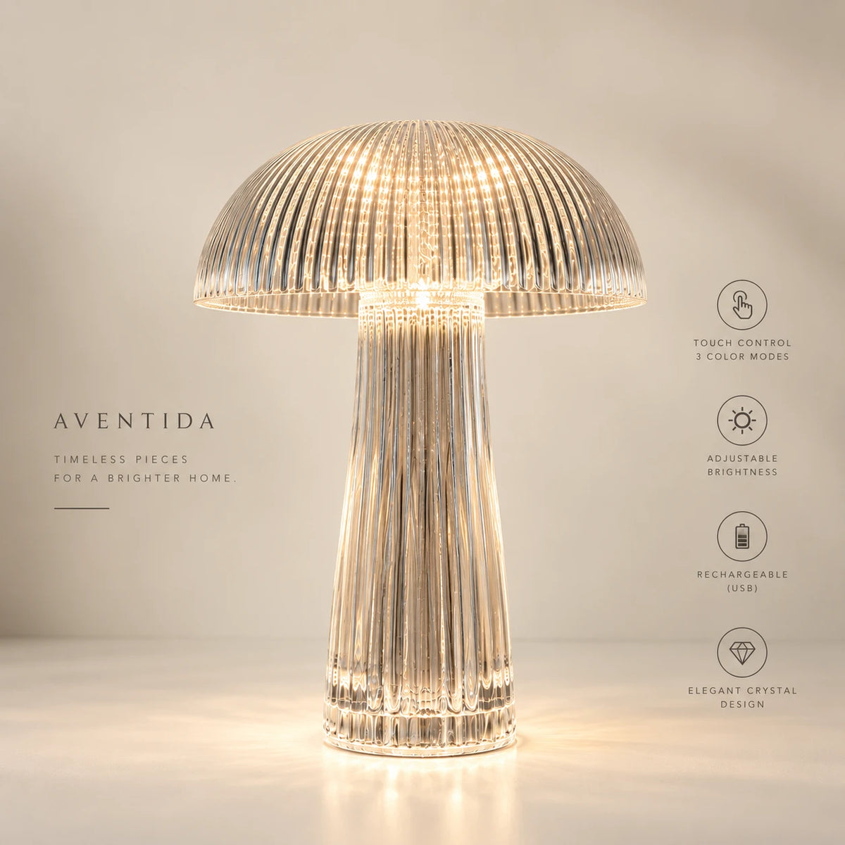 Aurora Crystal Table Lamp