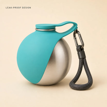 Portable Dog Water Bottle with Bowl