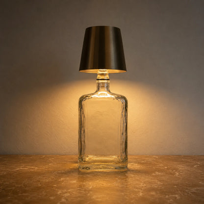 Velour Bottle Lamp