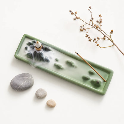 MistyPeak — Backflow Incense Burner