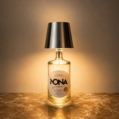 Velour Bottle Lamp